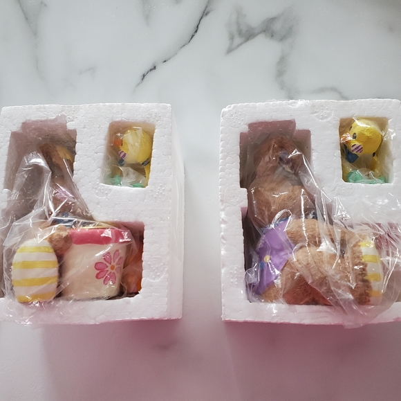 Easter Bunny Taper Candlestick Holder Chic hugger - Picture 3 of 10